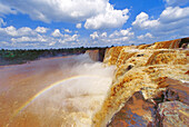 Aerial view of Chitrakoot falls, India