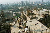 Aerial view of An Aerial View of New construction Building of Lower Parel, Mumbai Bombay, Maharashtra, India