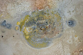 Aerial view of Gunnuhver Hot Springs (Geo Thermal Hot Spring), Grindavík, Iceland.