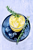 Non-alcoholic rosemary lemon