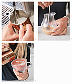 Alba Pink-Cappuccino mit Latte-Art zubereiten