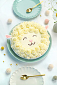 Sheep cake with jam filling and buttercream