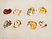 8x Buttercreme - Schoko, Erdbeer, Espresso, Dulce de Leche