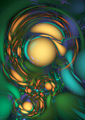 Quantum Superfluid abstract illustration.