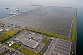Mega solar power plant, Kagoshima, Japan