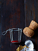 Champagne cork, agraffe (Muselet)