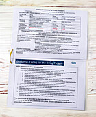 Caring for dying patients NHS guidance pamphlet