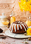Eggnog marble bundt cake for Easter