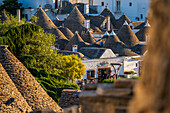 UNESCO World Heritage site Rione Monti trulli district in Alberobello, Puglia, Italy