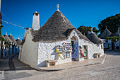 UNESCO World Heritage site Rione Monti trulli district in Alberobello, Puglia, Italy