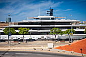 Luxurious yacht Ulysses, owned by Graeme Hart, in Marina Port Vell, Barcelona, Spain