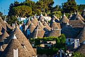 UNESCO World Heritage site Rione Monti trulli district in Alberobello, Puglia, Italy