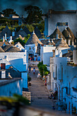 UNESCO World Heritage site Rione Monti trulli district in Alberobello, Puglia, Italy