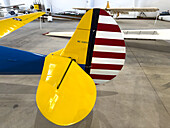 A U.S. Army Air Corps TG-4A glider trainer in the Southwest Soaring Museum, Moriarty, New Mexico. Built as the Laister-Kauffmann lk-10A.