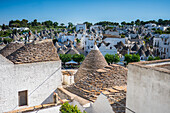 UNESCO World Heritage site Rione Monti trulli district in Alberobello, Puglia, Italy