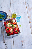 Stuffed bell peppers Italian style