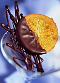 Candied orange with chocolate