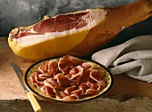Sliced Parma ham