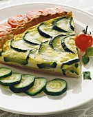 Zucchini savoury tart