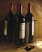 bottles of red wine