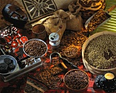 selection of coffee beans