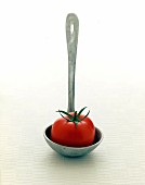 Tomato in a ladle