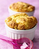 Individual cauliflower soufflés