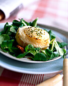 hot goat's cheese salad