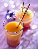 Fruit cocktail drink