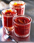 Strawberry and orange jam