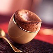 Chocolate and coffee soufflé