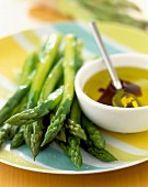 green asparagus with french dressing