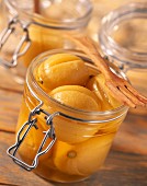 Jar of preserved lemons