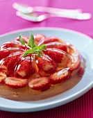 Strawberries in Muscatel jelly