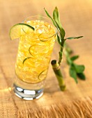 Brandy-lime cocktail