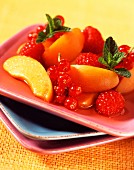 Fruit in sweet wine (topic : fruits beverages)