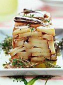 Pressed potatoes with thyme from the island of Ré