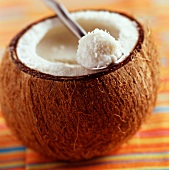 Coconut blancmange