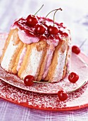 Cherry charlotte dessert