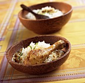 Curry-Hähnchen mit Reis