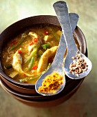 Spicy chicken soup
