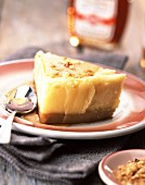 Maple syrup cheesecake