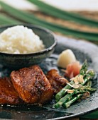 salmon teriyaki