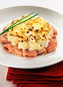 ham au gratin with cauliflower