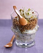 Fennel crumble with oats