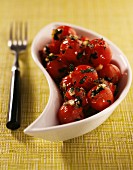 sauteed cherry tomatoes with basil