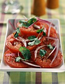 Tomatensalat mit Koriander