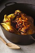 roast duck with orange preserved French chicory (topic: Robuchon recipe)