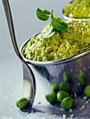 Mushy peas with mint