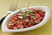 Red radish salad